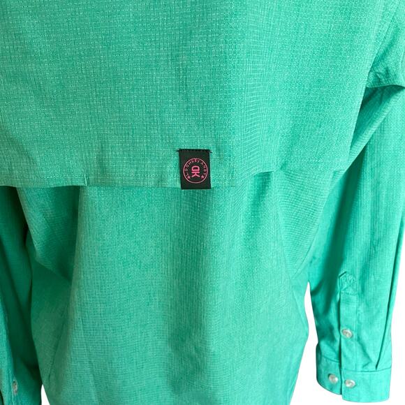 Little Donkey Andy Button Up Shirt Womens MED Dry Tech UPF50+ Fishing Camping - Picture 6 of 14